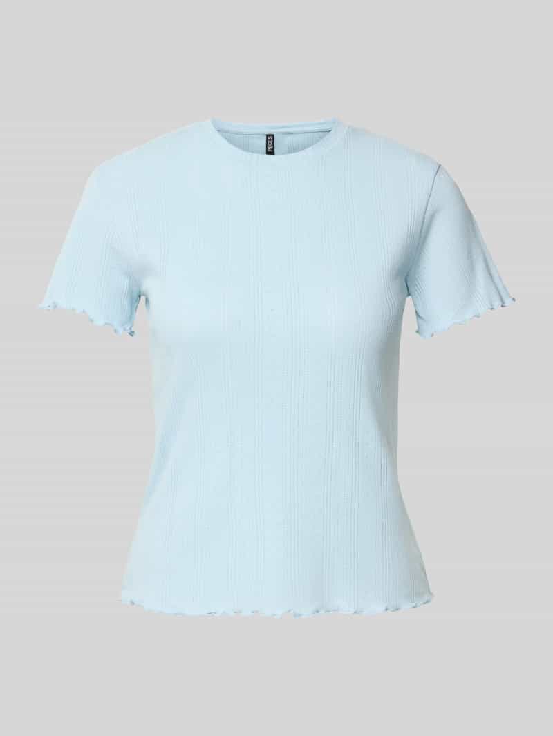 Pieces Regular fit T-shirt van katoenmix model 'FIA'