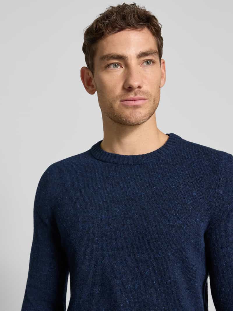 Marc O'Polo Regular fit gebreide pullover van wolmix