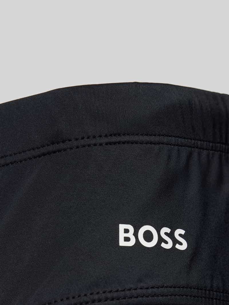 Boss Regular fit zwembroek met labeldetail model 'John'