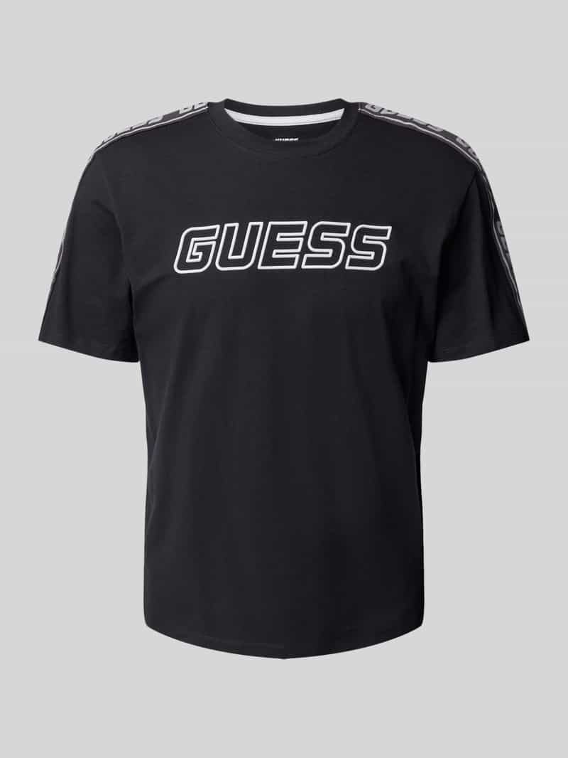 Guess Activewear T-shirt met labeldetail