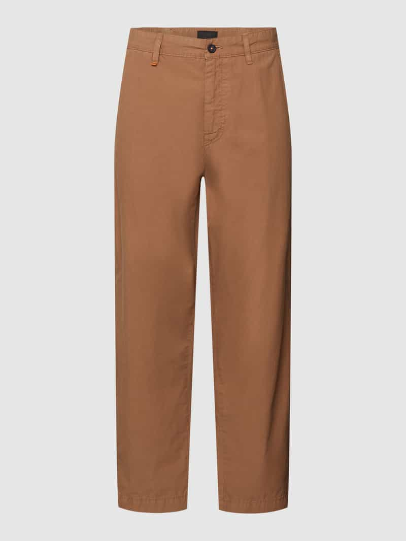 Boss Orange Broek met labeldetails, model 'STATUM'