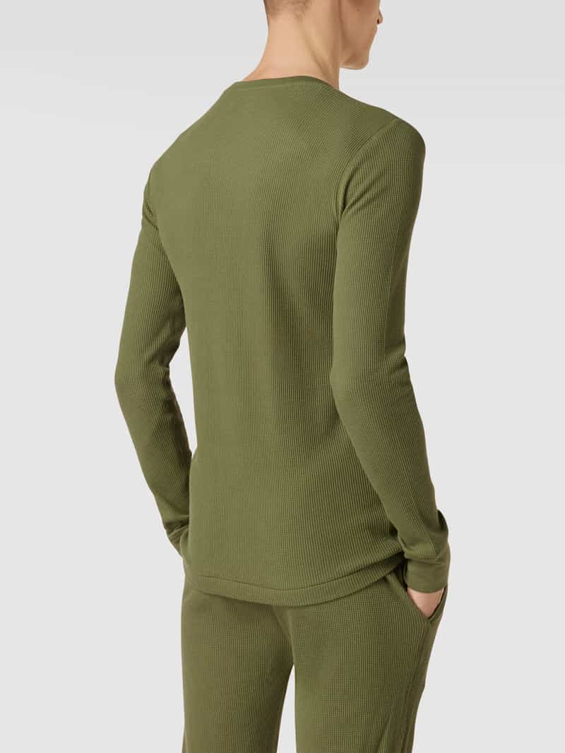 Shirt met lange mouwen en labelstitching, model 'Cuffed' Polo Ralph Lauren Underwear