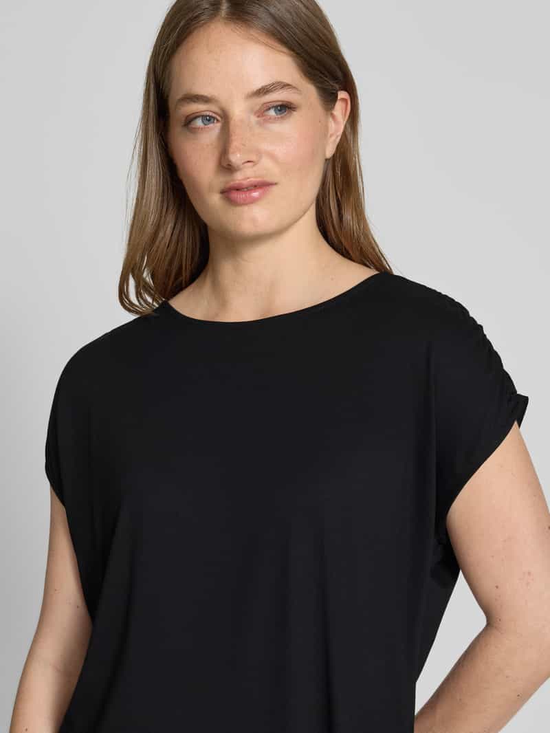 Opus T-shirt met ronde hals model 'Sanuela'