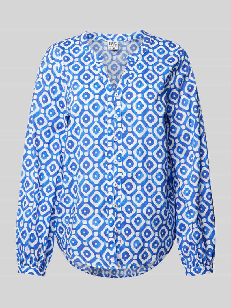 Emily Van den Bergh Regular fit blouse met ballonmouwen