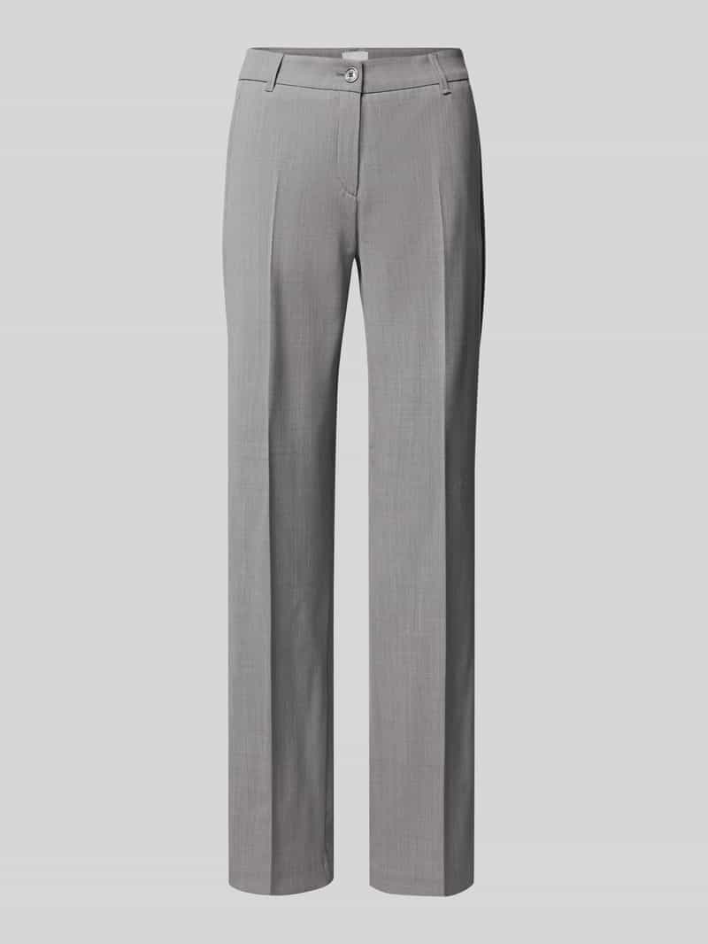 BRAX Straight fit stoffen broek met schapenwol model 'Maron'