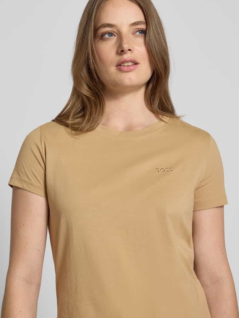 Boss Orange Shaped fit T-shirt van puur katoen