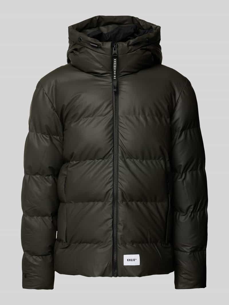 khujo Gewatteerd jack met labelpatch model 'Dover