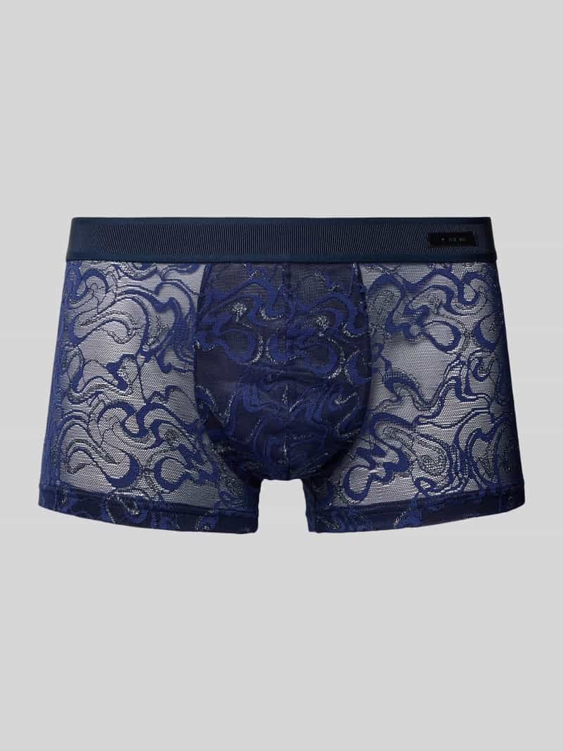 HOM Slim Fit trunks met logodetail