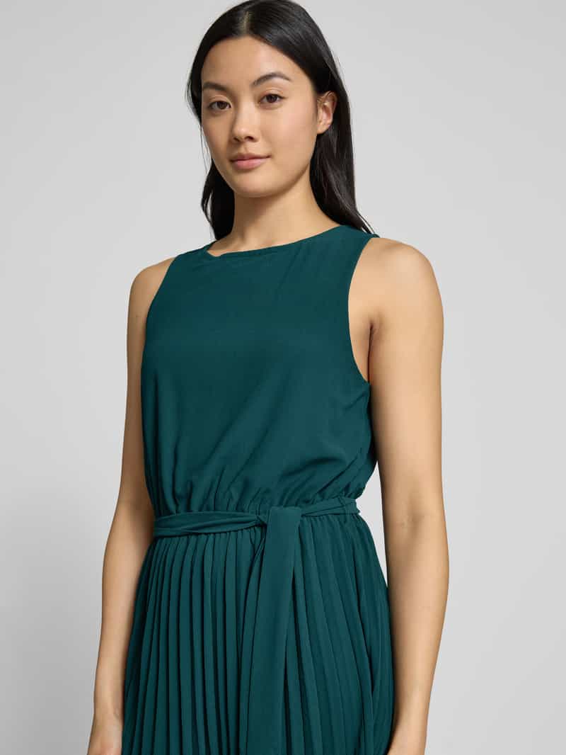 Apricot Midi-jurk met strikceintuur