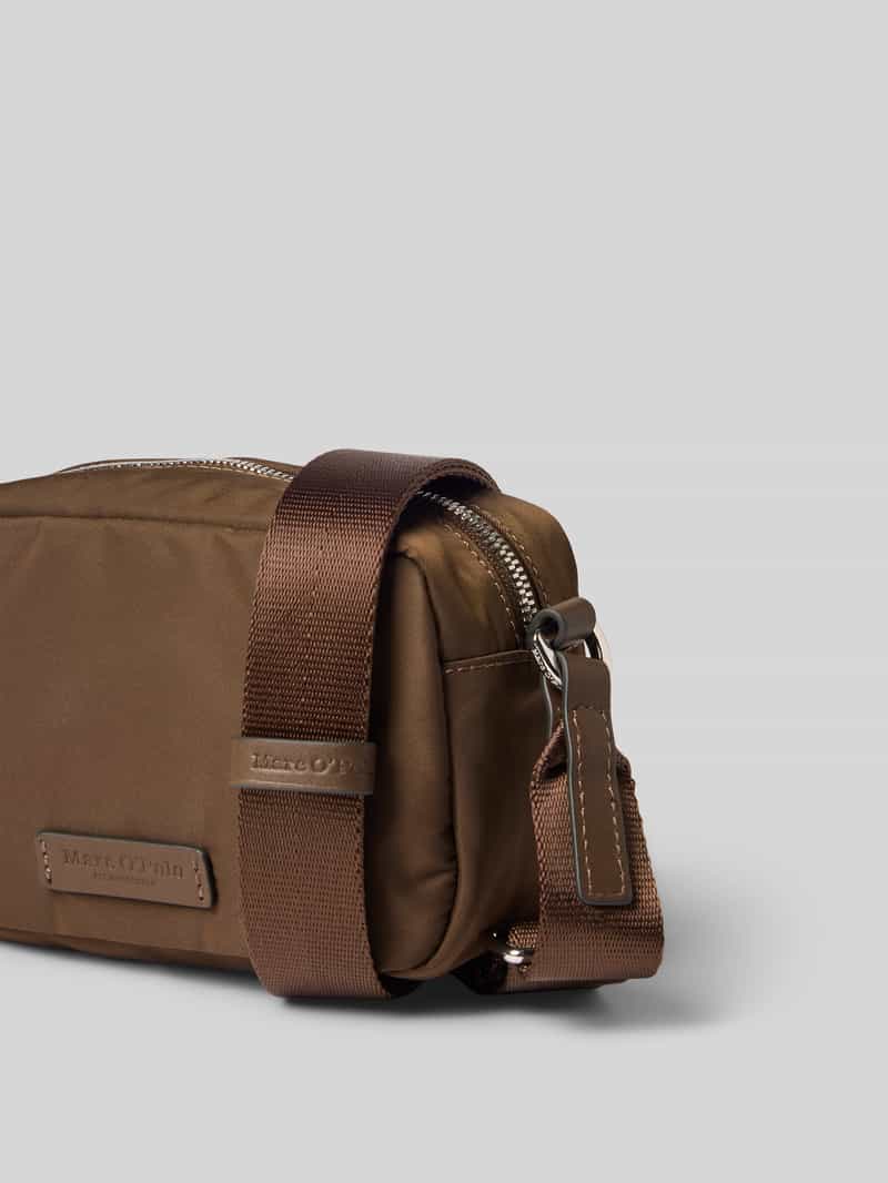 Marc O'Polo Schoudertas met ritsvak dark walnut, foto 4