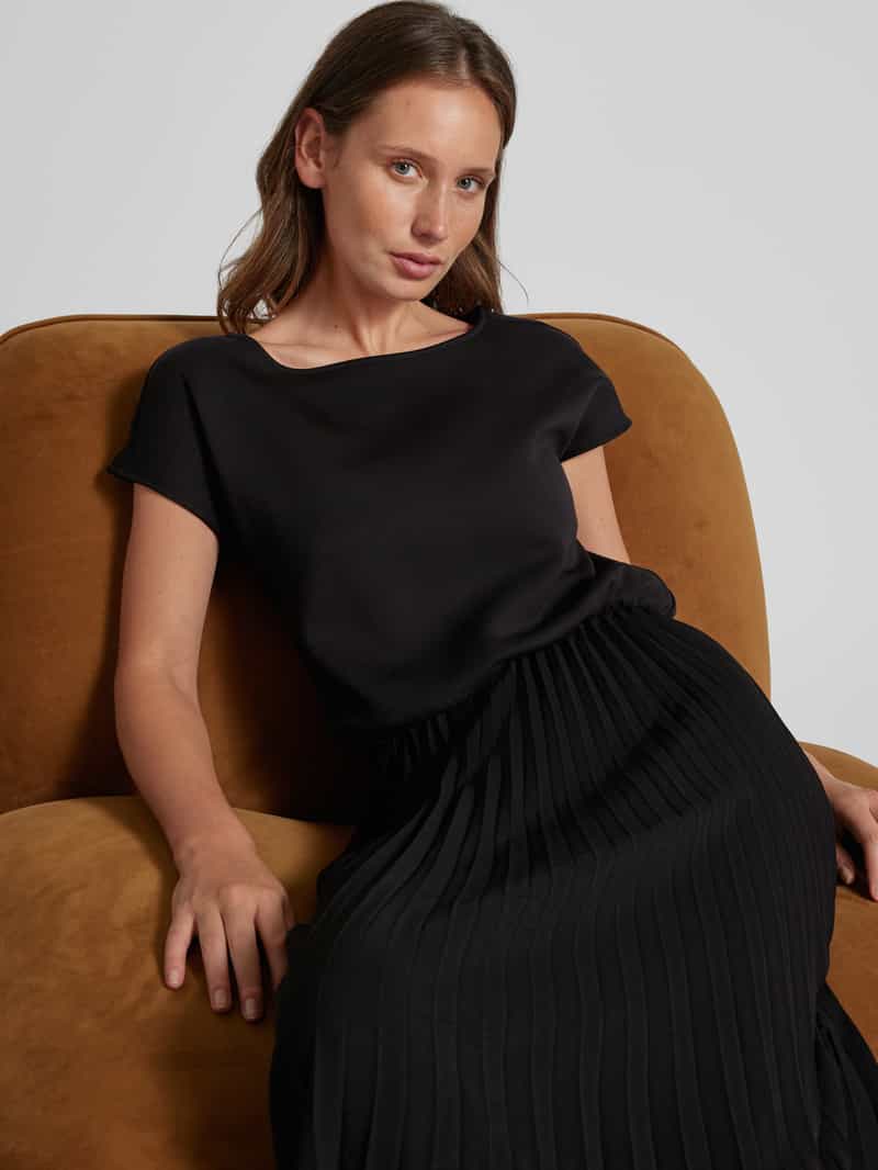 Tom Tailor Empire midi-jurk met plissérok