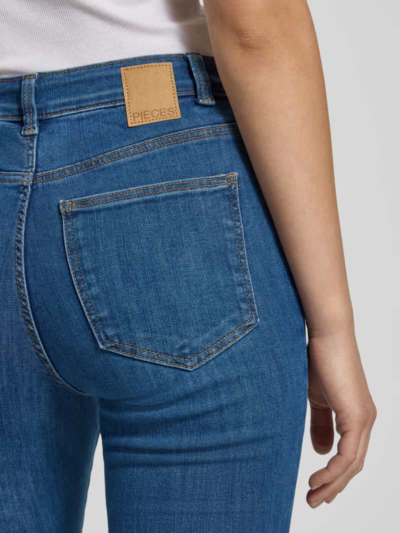 Pieces Skinny fit jeans van katoenmix model 'DEA'