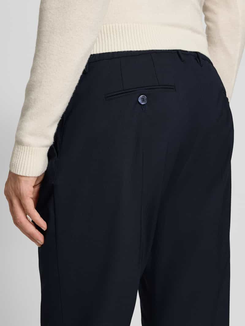 CRUNA Pantalon met bandplooien