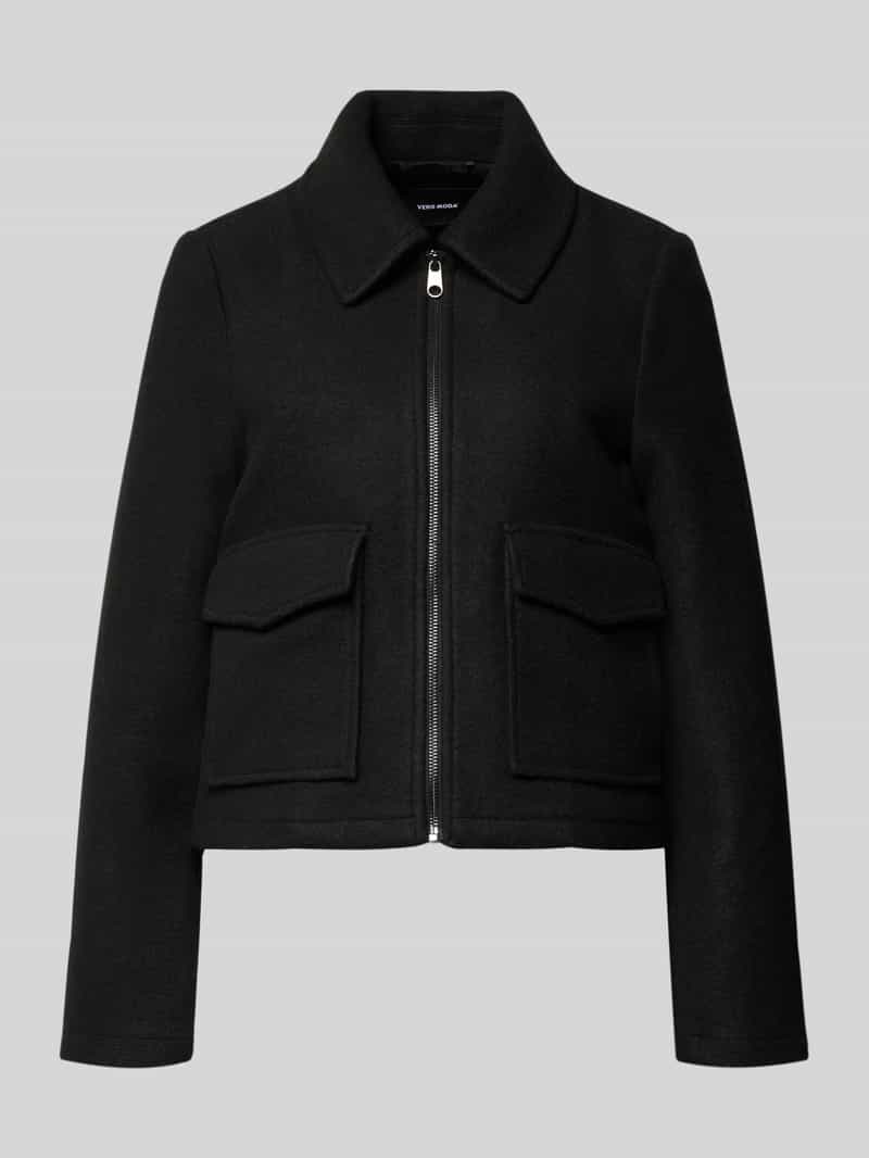 Vero Moda Regular fit jack met klepzakken model 'SAFIR'