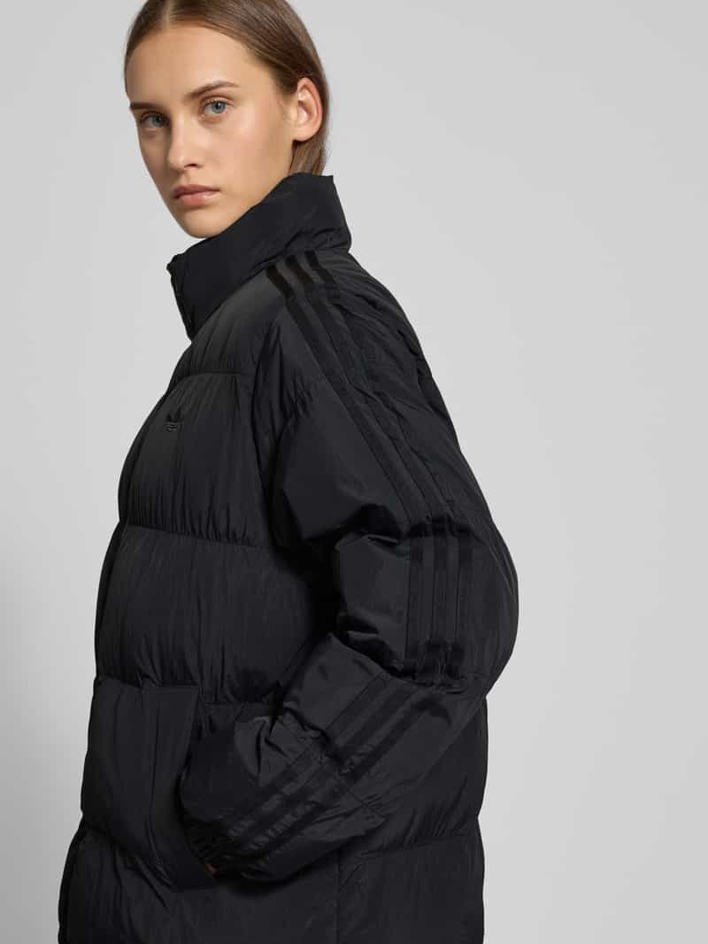 adidas Originals Doorgestikte mantel met opstaande kraag