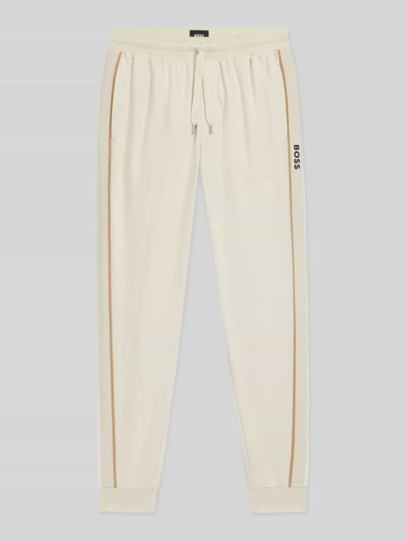 Boss Regular fit joggingbroek van puur katoen