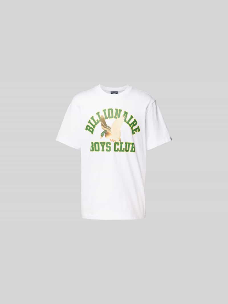 T-shirt met labelprint