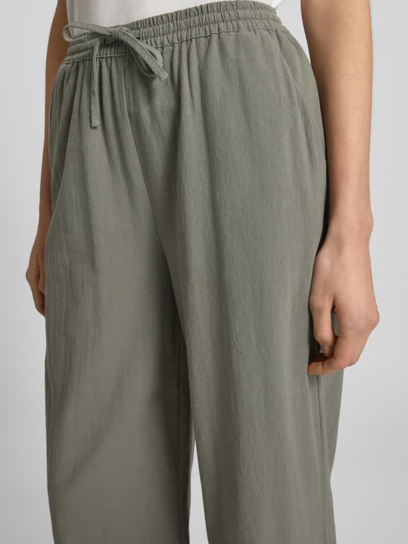 Soyaconcept Wide leg stoffen broek met verkort model 'CISSIE'