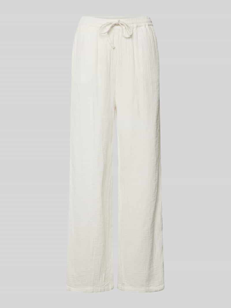 Only Regular fit broek met wijde pijpen model 'THYRA'