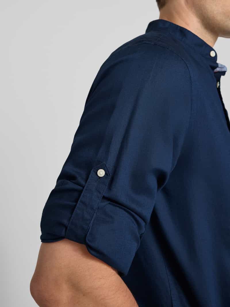 Tommy Hilfiger Regular fit vrijetijdsoverhemd van een mix van katoen en linnen