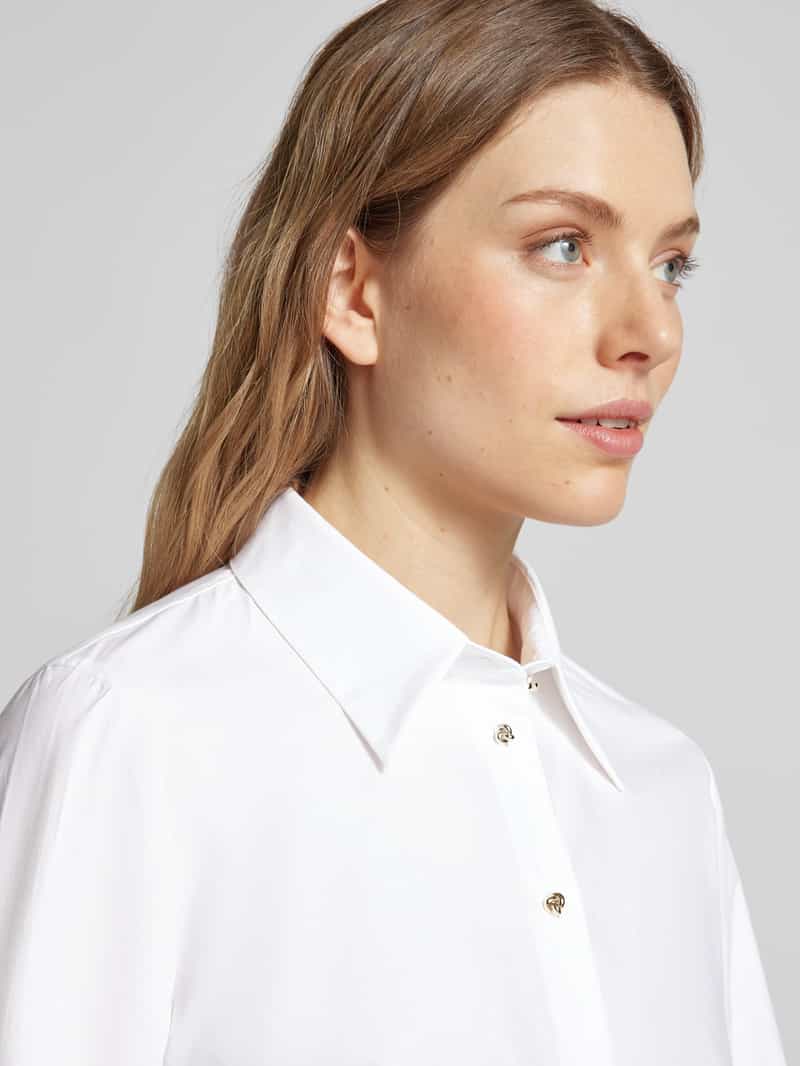 LUISA CERANO Regular fit blouse met korte knoopsluiting