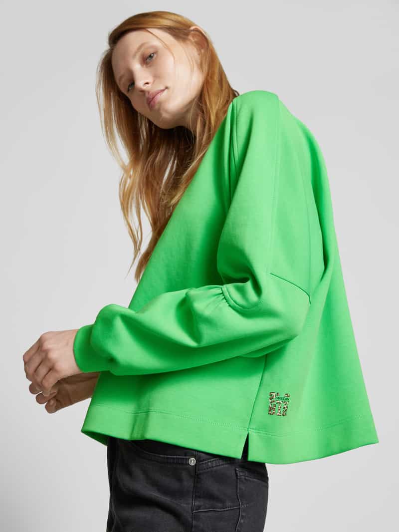 Marc Cain Sweatshirt met ribboorden