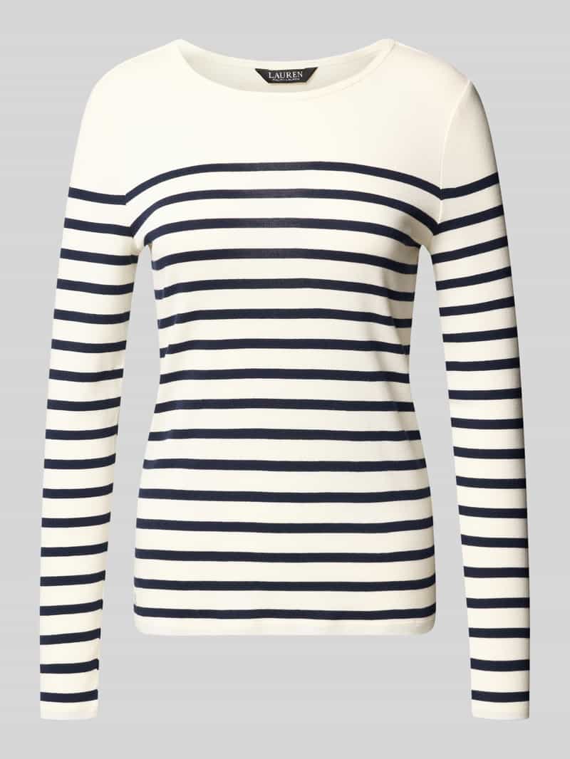 Lauren Ralph Lauren Shirt met lange mouwen en ronde hals model 'KATHARIN'