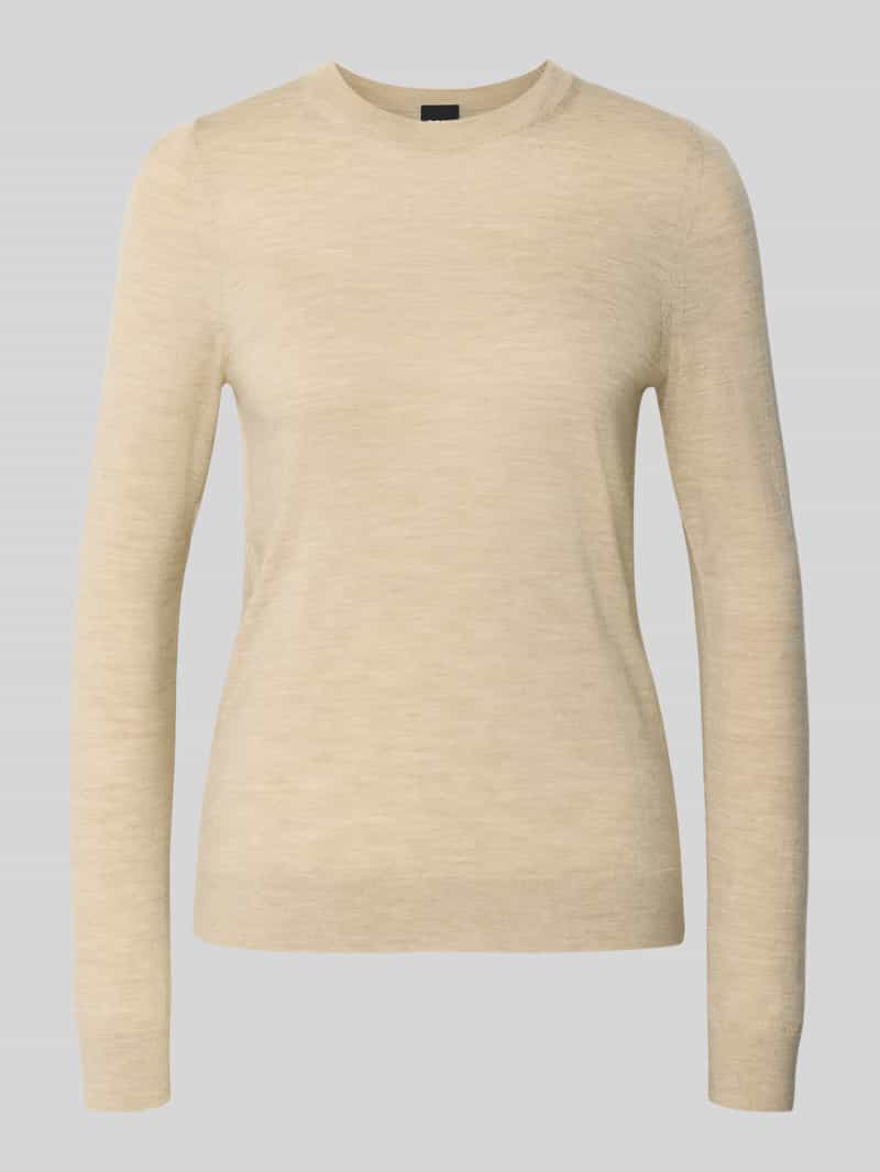 Boss Regular fit gebreide pullover van pure scheerwol model 'FERPINA'