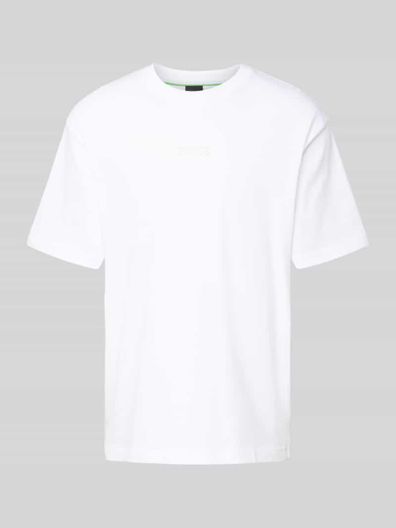 BOSS Green Regular fit T-shirt van puur katoen