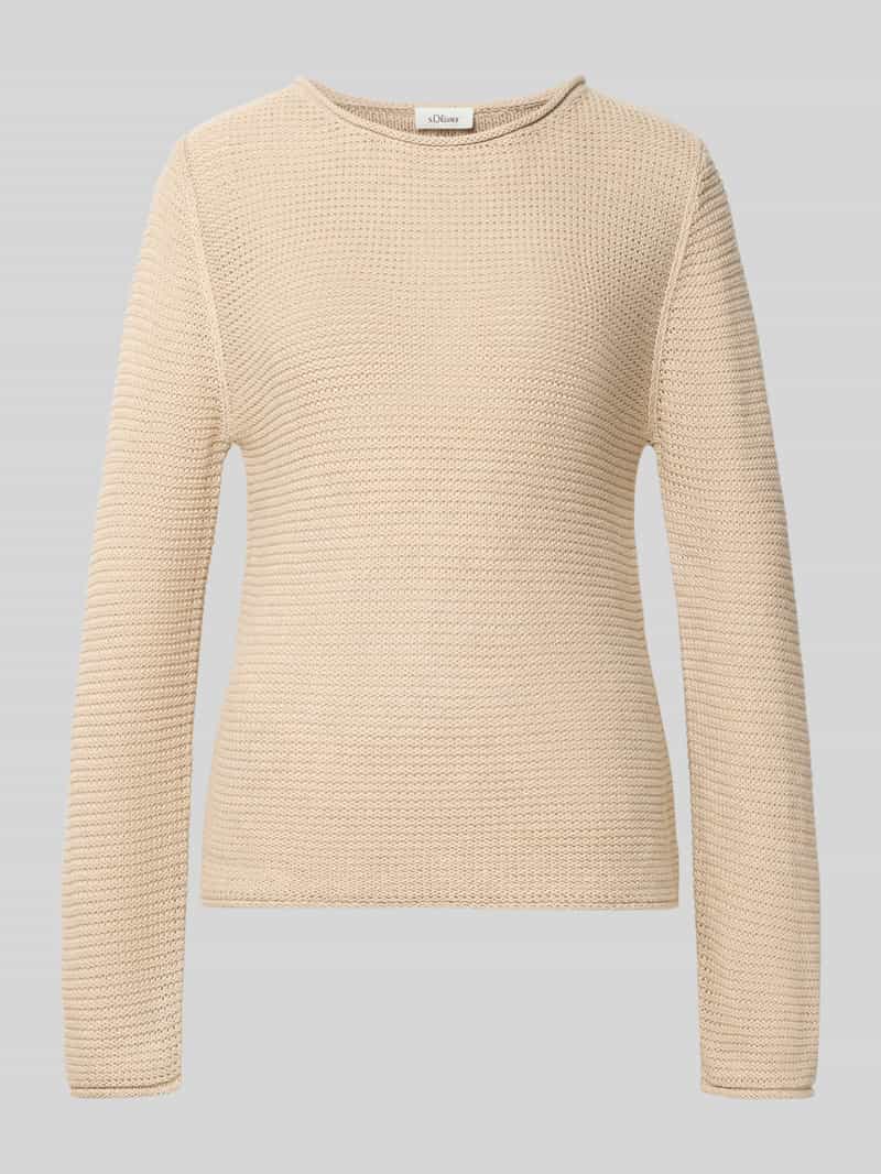 s.Oliver RED LABEL Regular fit gebreide pullover van katoenmix