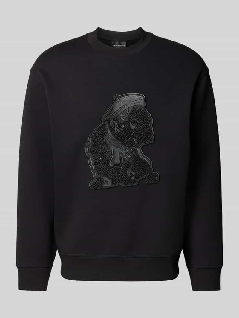 Emporio Armani Sweatshirt met labeldetail