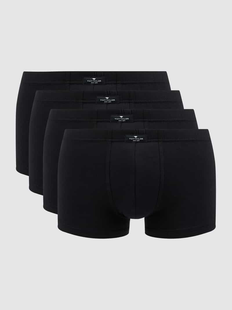 Tom Tailor Boxershort Texas met perfecte pasvorm voor elke dag (set, 4 stuks)