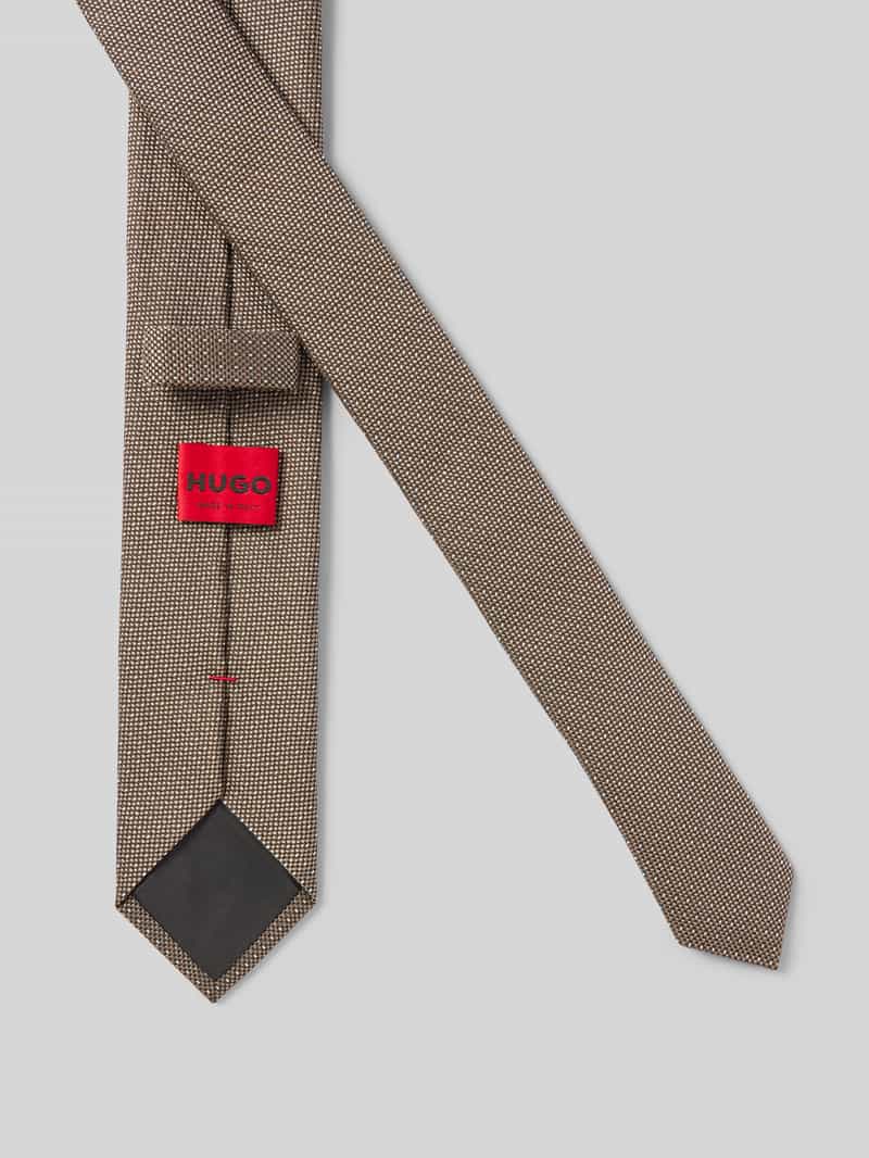 HUGO Stropdas van zijdemix (6 cm)