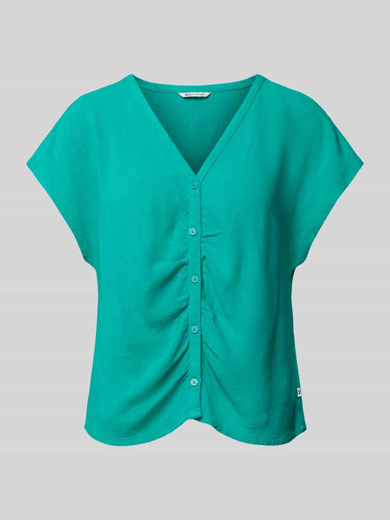 Tom Tailor Denim Overhemdblouse met knoopsluiting