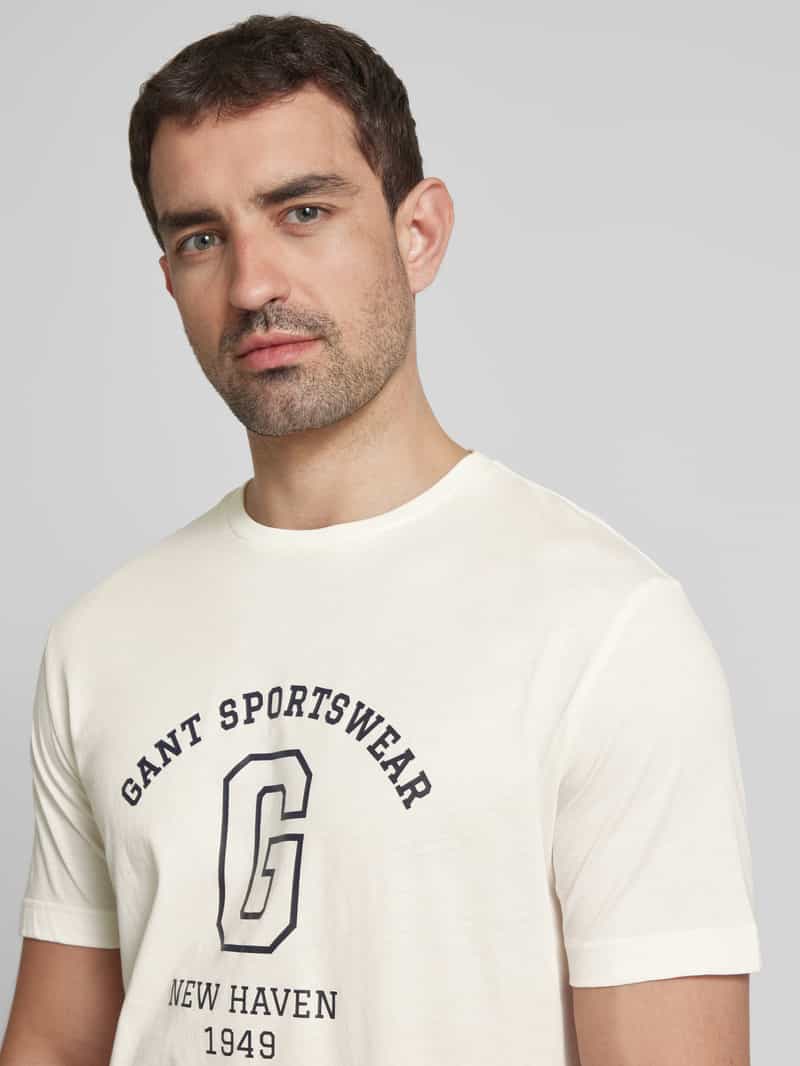 Gant T-shirt met labelprint