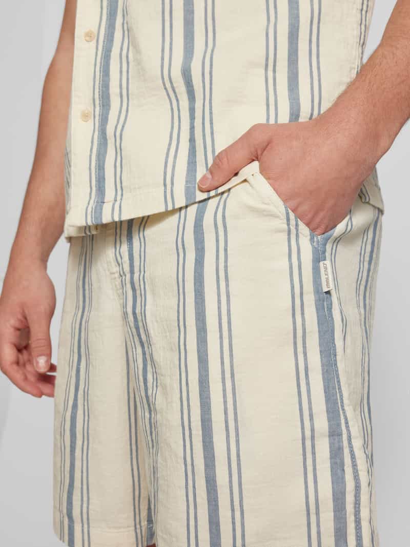 Blend Korte regular fit broek met tunnelkoord model 'MILES'