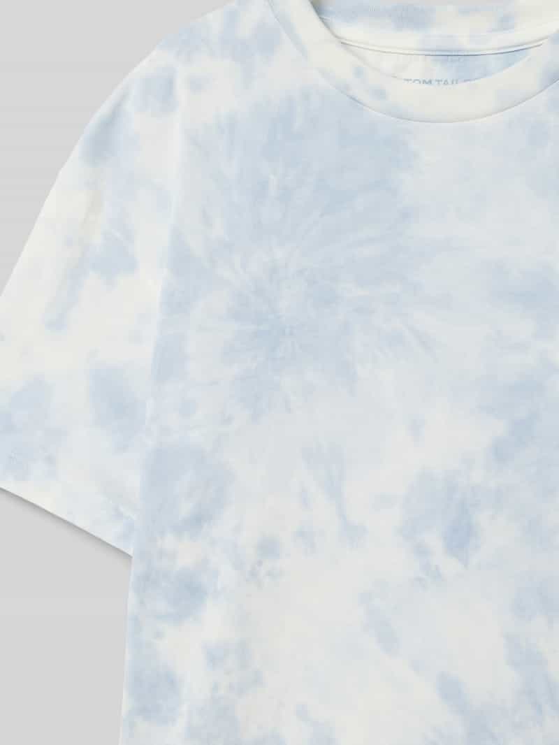 Tom Tailor Oversized T-shirt met batikmotief