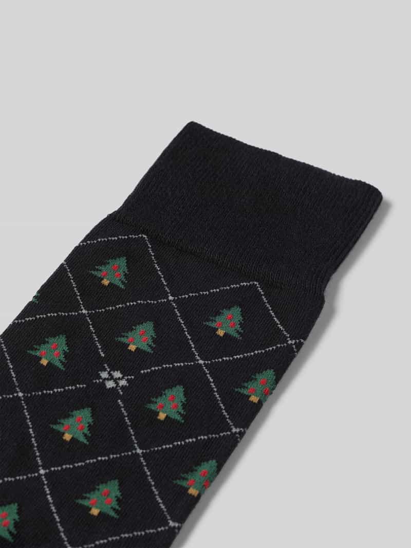 Burlington Sokken in all-over look model 'CHRISTMAS TREE'