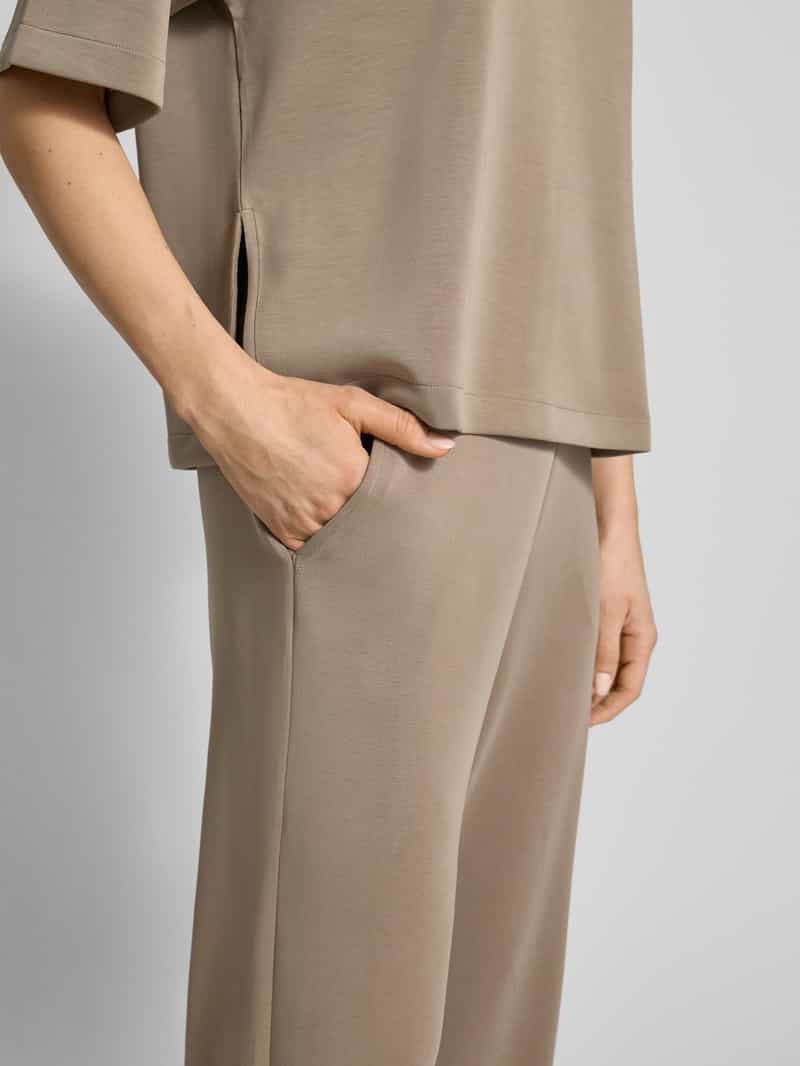 Jake*s Casual Wide fit stoffen broek met elastische band