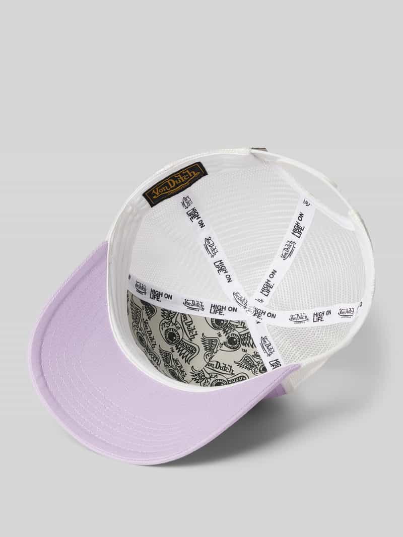 Von Dutch Trucker-pet met labelpatch model 'BOSTON'