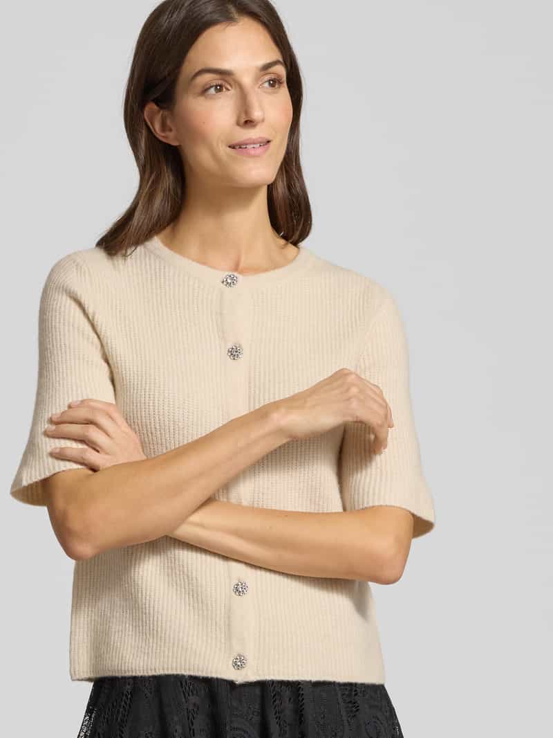 Soyaconcept Gebreid jack met ronde hals en 1 2-mouwen model 'AVALON'