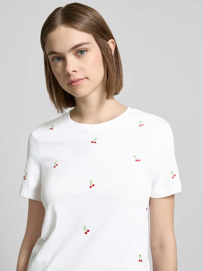 Only Regular fit T-shirt van puur katoen model 'KETTY LIFE'