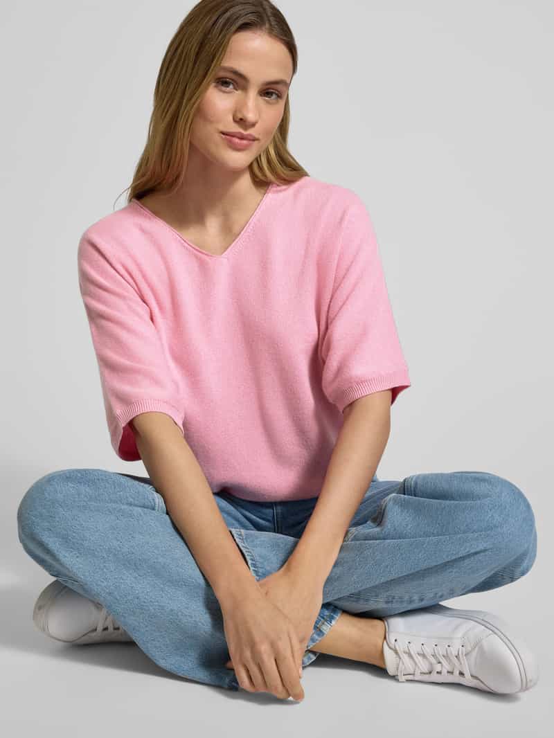 LUISA CERANO Gebreide pullover met 1 2-mouwen