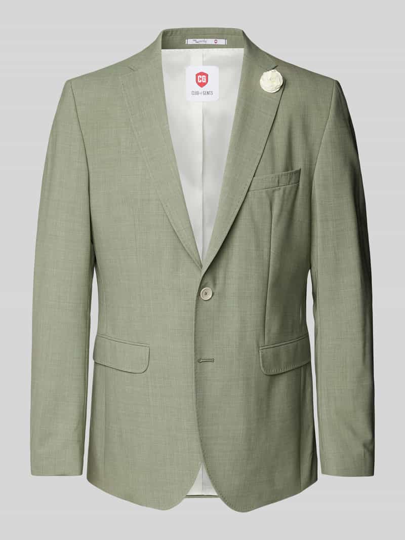 CG Club of Gents Colbert van scheerwol met borstzak model 'Paul'