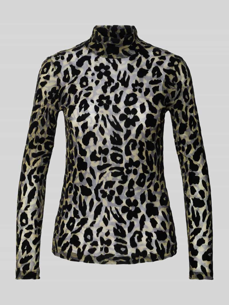 Marc Cain Lang shirt met opstaande kraag