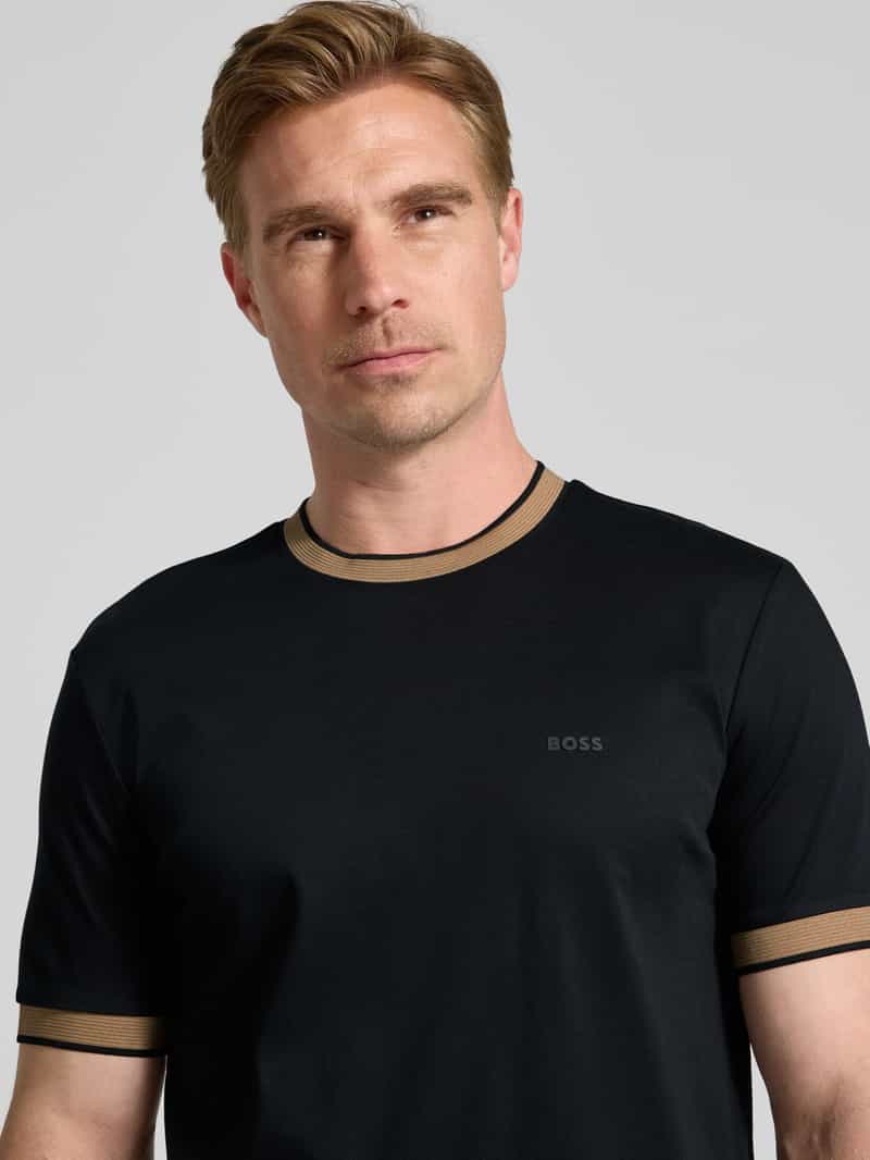 Boss Slim fit T-shirt van puur katoen model 'TESSLER 200'