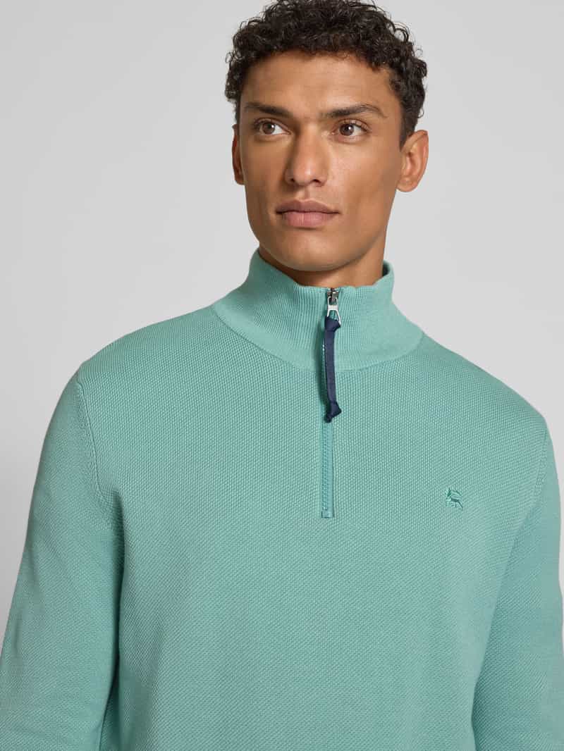 Lerros Gebreide pullover met schipperskraag