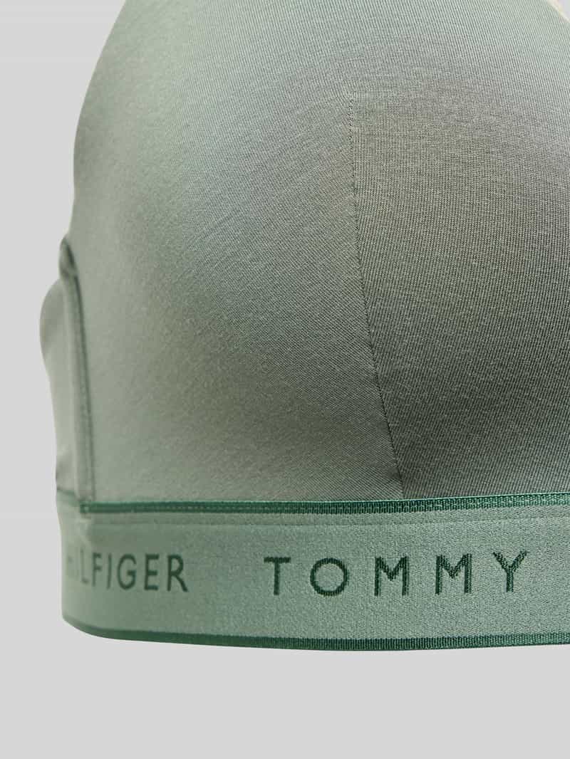 Tommy Hilfiger Beha met elastische band met label model 'LIGHTLY LINED'