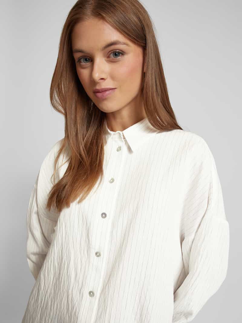 Opus Regular fit overhemdblouse met doorknoopsluiting