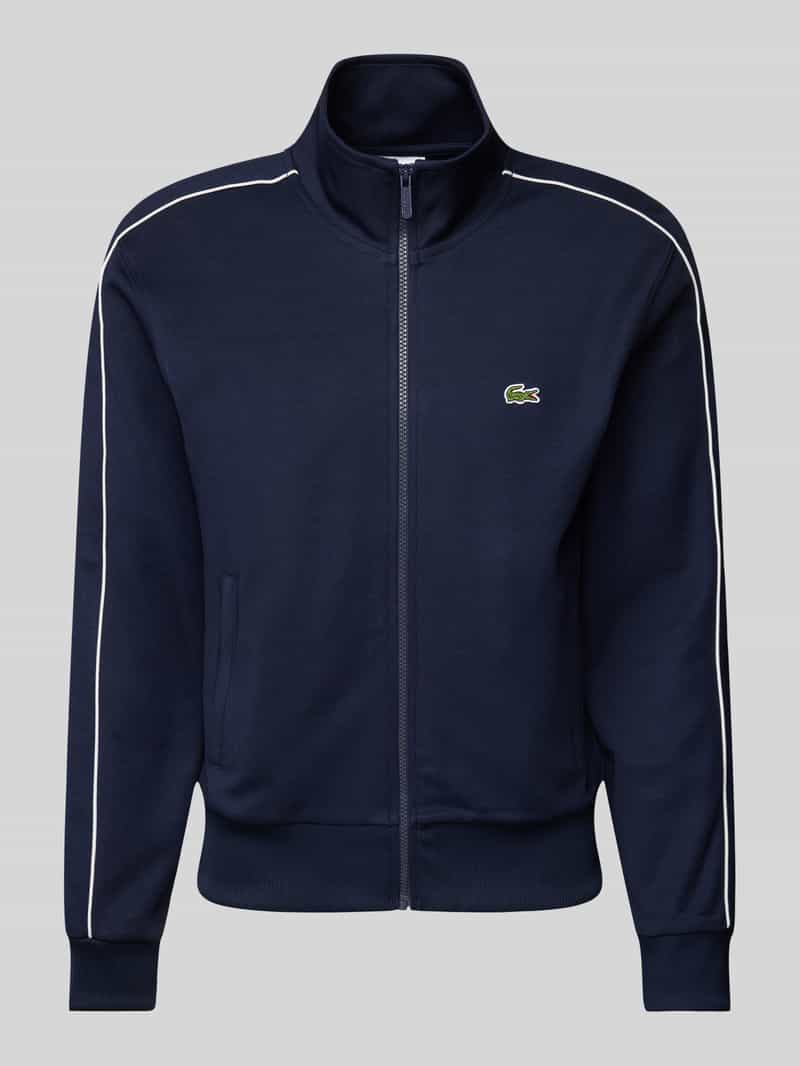 Lacoste Sweatjack met labeldetail